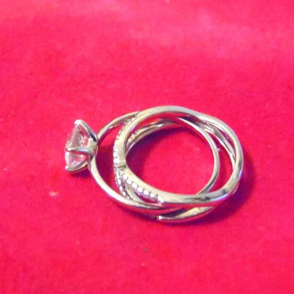 Radiance by Absolute Simulated Diamond Ring Size 9 - Picture 5 of 7